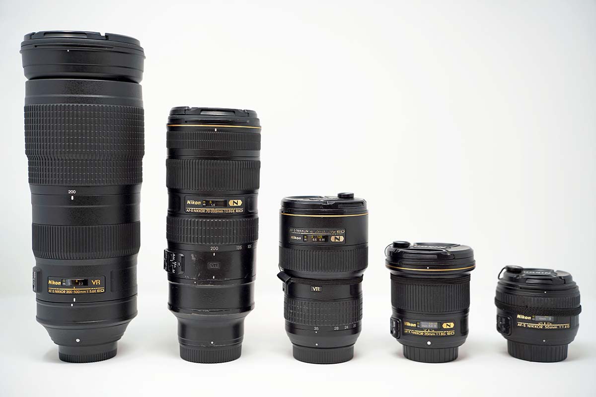 Nikon full-frame lenses